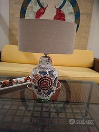 LAMPADA PORCELLANA OLANDESE DIPINTA A MANO VINTAGE