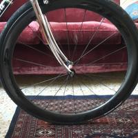 ruote in carbonio con copertoncini