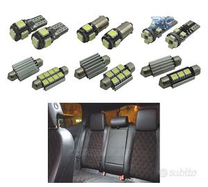 KIT 13 LAMPADE LED INTERNE PER SEAT LEON MK1 1 M 1