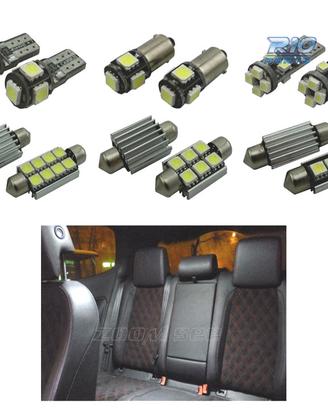 KIT 13 LAMPADE LED INTERNE PER SEAT LEON MK1 1 M 1
