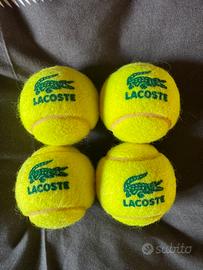4 palline tennis lacoste