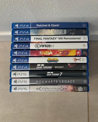 Giochi PlayStation 4/PlayStation 5 (vari prezzi)