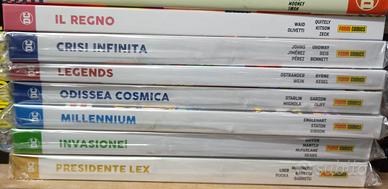 DC cartonati omnibus e crossover JLA panini lion