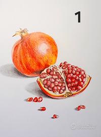 Disegni originali a matite colorate 