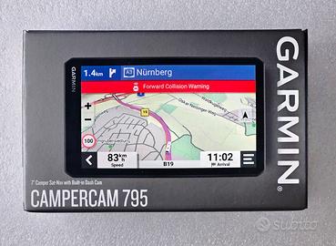NAVIGATORE GARMIN CAMPER CAMPERCAM 795 DASH CAM