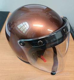 Casco jet dmd CAFFÈ taglia S