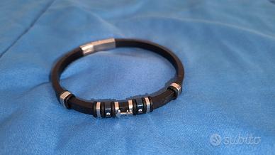 Bracciale Code Acciaio Bicolore Cristallo Stroili