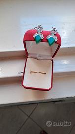 orecchini pendenti in argento 925 luiber 