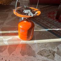 Fornello da campeggio con bombola ricaricabile