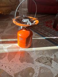 Fornello da campeggio con bombola ricaricabile