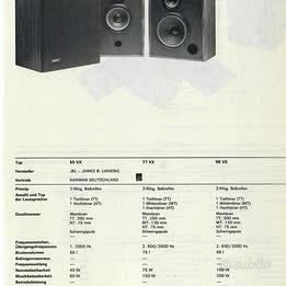 DIFFUSORI VINTAGE - JBL RADIANCE 99VX