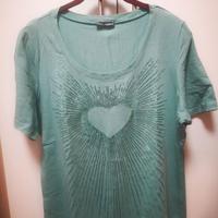 Maglietta donna con paillettes Fiorella Rubino