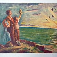 Cartolina epoca fascista anni '20 FIUME ITALIANA