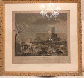 Pregiata incisione del 700 di A. Zingg,certificata