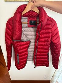 Giubbotto piumino rosso W Collection corto