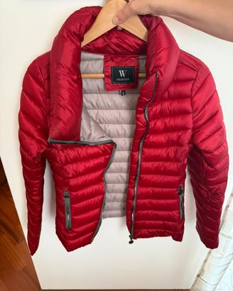 Giubbotto piumino rosso W Collection corto