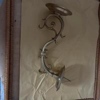 Candelabro olandese in ottone vintage.