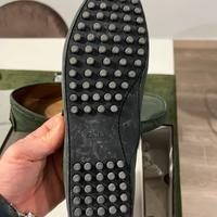 Mocassino frau verde gucci