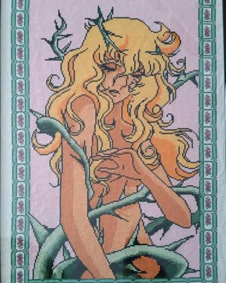 Quadro punto croce Lady Oscar