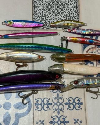 Artificiali da pesca, spinning, shore, brand vari.
