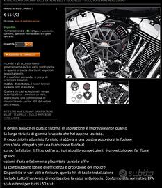 Filtro aria Sceamin Eagle per Harley Davidson