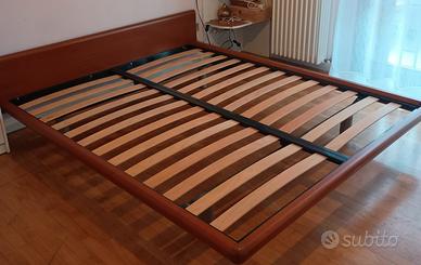 Letto matrimoniale in ciliegio 