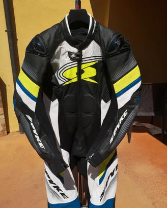tuta moto 48 spyke intera in pelle