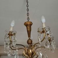 Lampadario cristallo vintage 