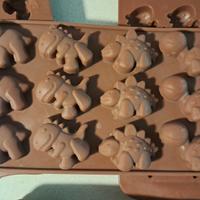 Stampi Silicone cioccolatini dinosauri