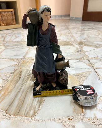 Statuetta Donna con Anfore (Acquaiola) per Presepe