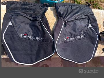 2 KIT BORSE / SACCHE LATERALI MOTO (4 pezzi) 