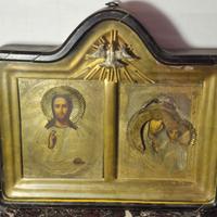 Antica bacheca devozionale, Due icone  '800