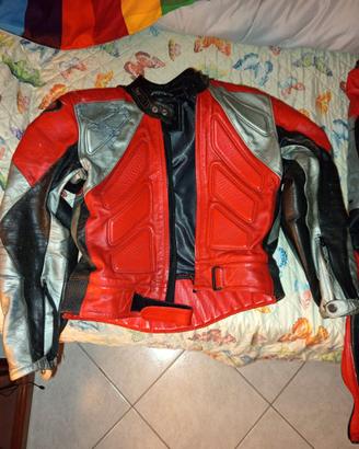 Tuta e pantaloni in pelle mtech 1.80m