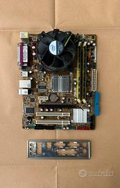 Scheda madre Asus P5GC-MX/1333 + Core 2 Duo E6550