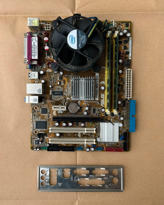 Scheda madre Asus P5GC-MX/1333 + Core 2 Duo E6550