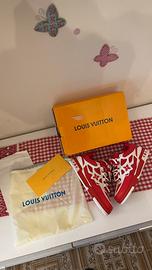 Louis vuitton skate rosse e bianche 44