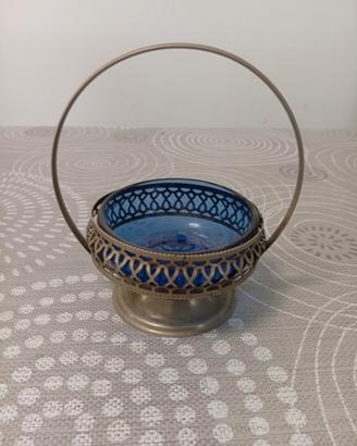 cestino vintage - porta caramelle 