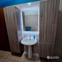 Bagno con specchio led