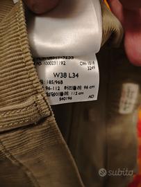 pantaloni Levi's velluto a coste 