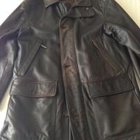 Trench Milestone Giaccone vera Pelle