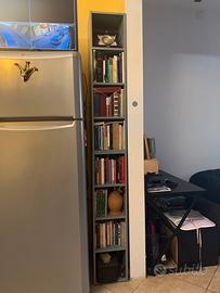 Libreria doppia totem grigia