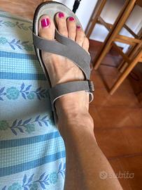 Sandali comodi donna grigi nr.41