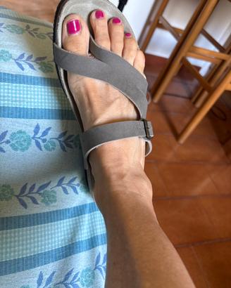 Sandali comodi donna grigi nr.41