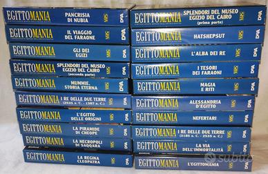 VHS EGITTOMANIA De Agostini 20 VIDEOCASSETTE