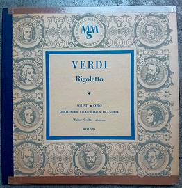 Disco in vinile 78 giri "Rigoletto"