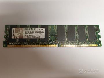 Memoria DDR RAM KINGSTON KVR400X64C3A/512