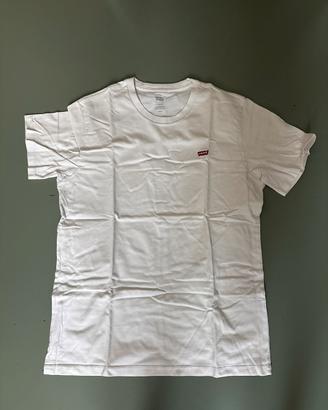 T-shirt bianca levis taglia M