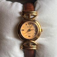 Orologio bulova dorato donna quartz ottime