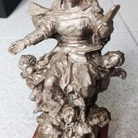Statuetta S. Maria Assunta in Cielo in lega Piombo