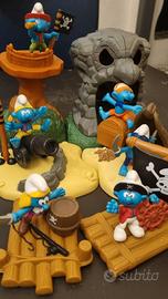 Collezione completa Puffi Pirati Mc Donalds 2004